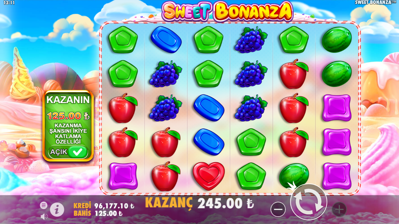 Sweet Bonanza Oyununun Geri Ödeme Oranı